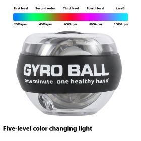 Metal Wrist Ball Fitness Gyro Arm Strength Muscle Training (Option: Five Polar Challenge Lights)