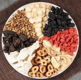 Wolfberry Herbal Tea, Kidney Tea Formula, Ginseng Six Treasure Tea, Liver And Kidney Support Tea, Pure Chinese Herbal Medicine Five Treasures Tea (Option: 20TeaBags)